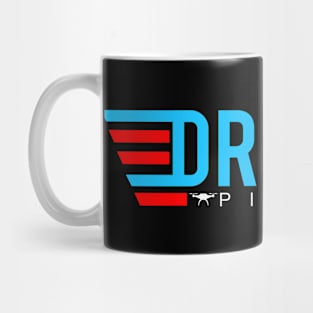 Drone Pilot USA American Flag Mug